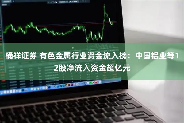 桶祥证券 有色金属行业资金流入榜：中国铝业等12股净流入资金超亿元
